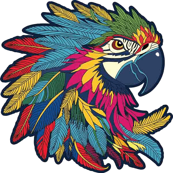 Home parrot vector